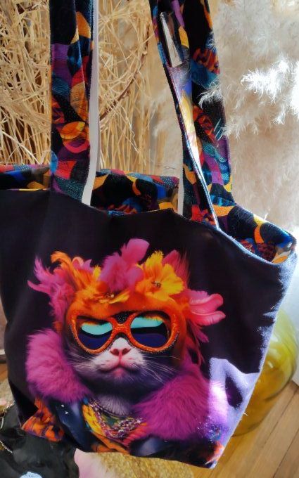 Tote bag catfunck